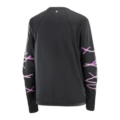 Salomon Sweaters|Shirts<Women's Shakeout Core Graphic Long Sleeve T-Shirt Deep Black
