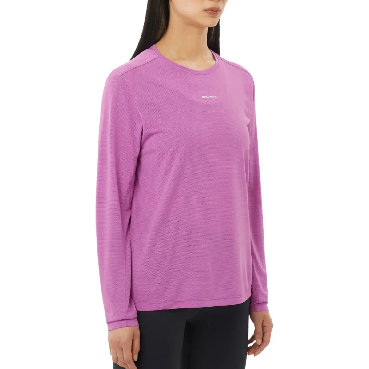 Salomon Sweaters|Shirts<Women's Shakeout Core Long Sleeve T-Shirt Iris Orchid