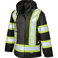 Tough Duck Safety Equipment|Safety Shoes<Women's SJ46 Poly Oxford 5-In-1 Safety Jacket