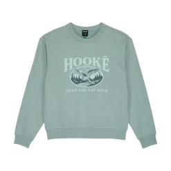 Hooké Waders And Wading Boots|Fishing Shirts And T-Shirts<Women's Snowy Owl Crewneck Slate