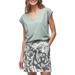 Indyeva Sweaters|Shirts<Women's Sofia III Short Sleeve Top Rosemary