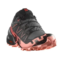 Salomon Casual Shoes|Sandals And Mules<Women's SPEEDCROSS 6 Gore-tex Trail Running Shoes Nine Iron / Black / Flamingo Pink