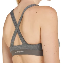 Icebreaker Boxers And Panties|Shirts And Sports Bras<Women's Sprite 125 Cool-Lite™ Merino Blend Racerback Bra Gritstone Heather