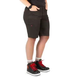 Pilote & Filles Safety Equipment|Safety Shoes<Women's Stretch Work Shorts Black