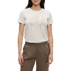 Tentree Sweaters|Shirts<Women's Summer Flora T-Shirt Undyed Creek Stone