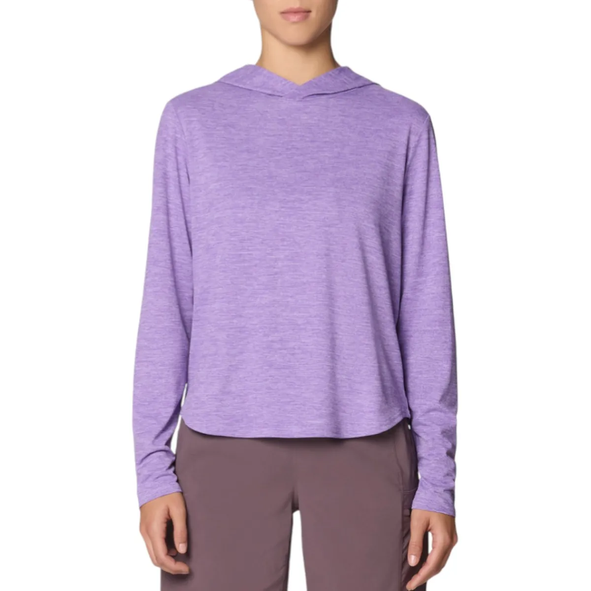 Mountain Hardwear Sweaters|Shirts<Women's Sunblocker Long Sleeve Hoodie Harbor Violet
