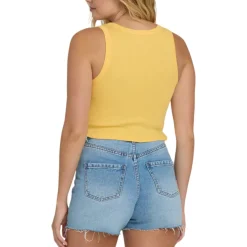 Billabong Sweaters|Shirts<Women's Sun Palm Seashell Tank Top Soft Yellow