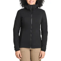 Chlorophylle Insulated Jackets|Windbreaker Jackets<Women's Synergie Insulated Jacket Pure Black