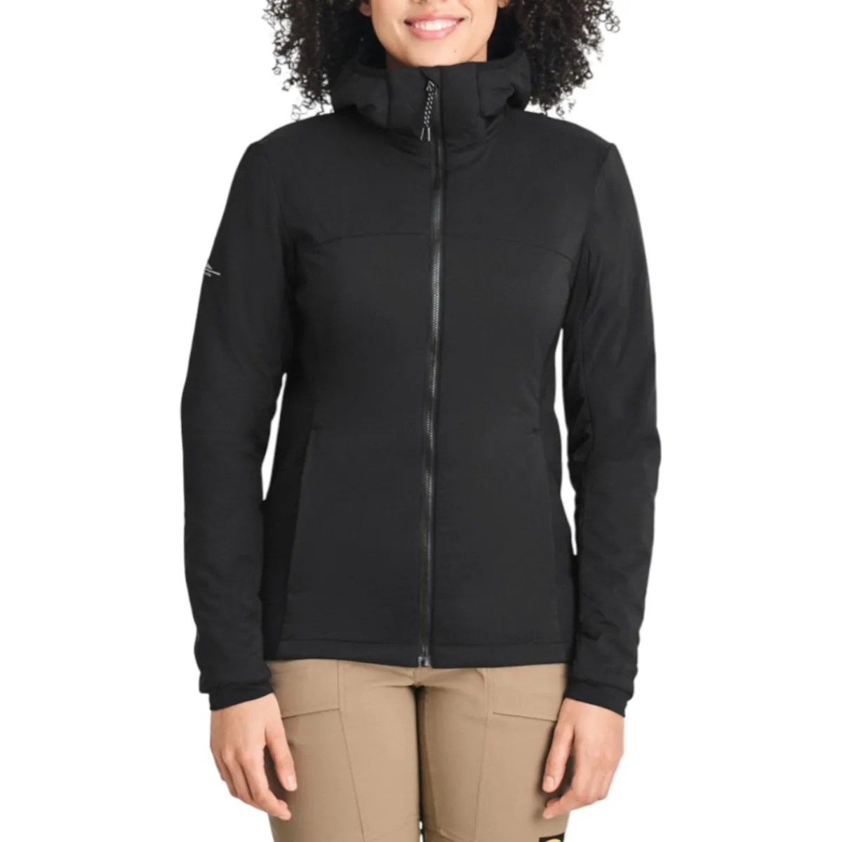 Chlorophylle Insulated Jackets|Windbreaker Jackets<Women's Synergie Insulated Jacket Pure Black