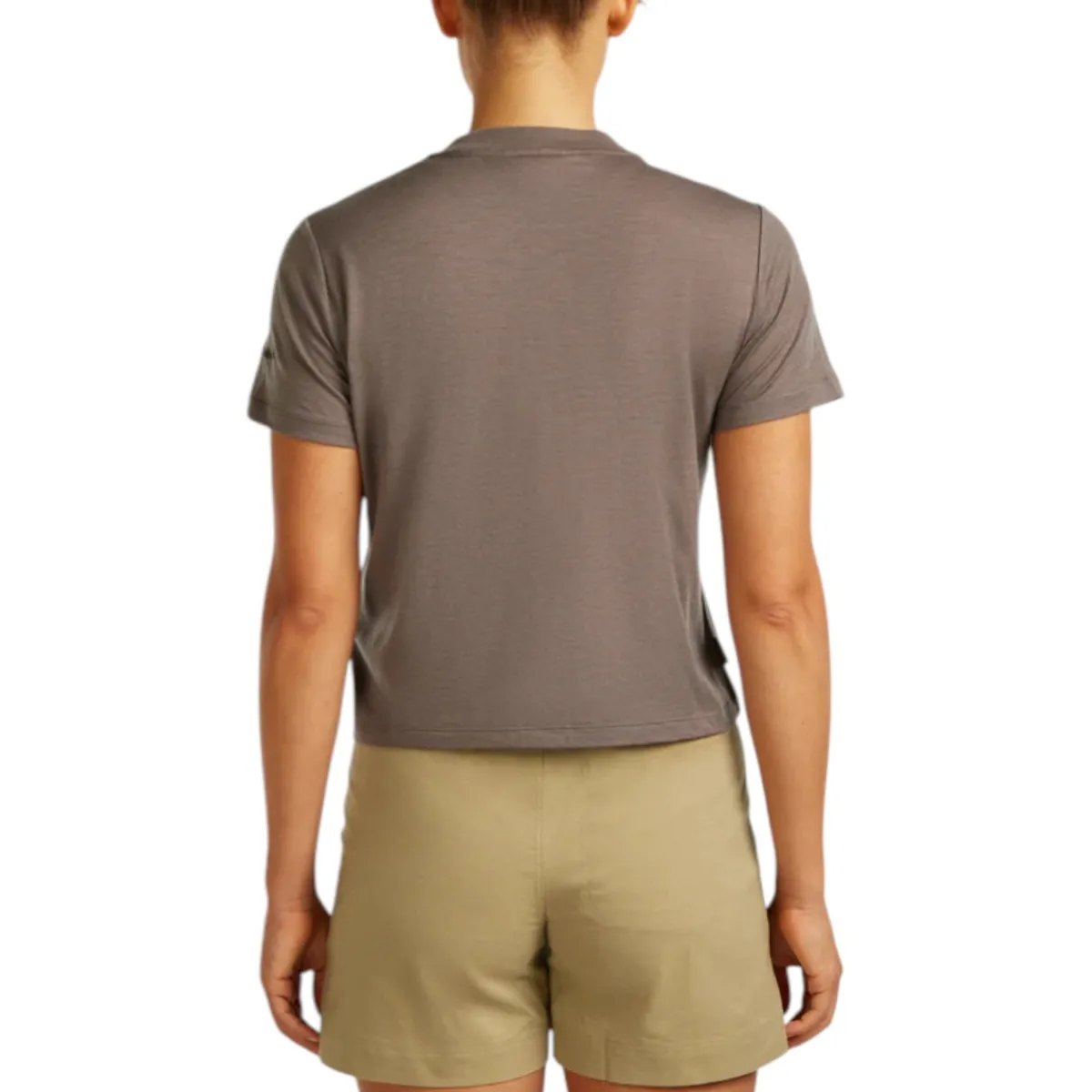 Icebreaker Sweaters|Shirts<Women's 150 Tech Lite Seed Story Crop T-Shirt Porcini