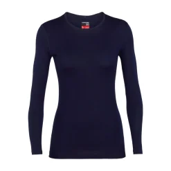 Icebreaker Boxers And Panties|Shirts And Sports Bras<Women's 260 Tech Long Sleeve T-Shirt Navy