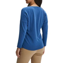 Message Factory Sweaters|Shirts<Women’s Terranova Long Sleeve Sweater Blue