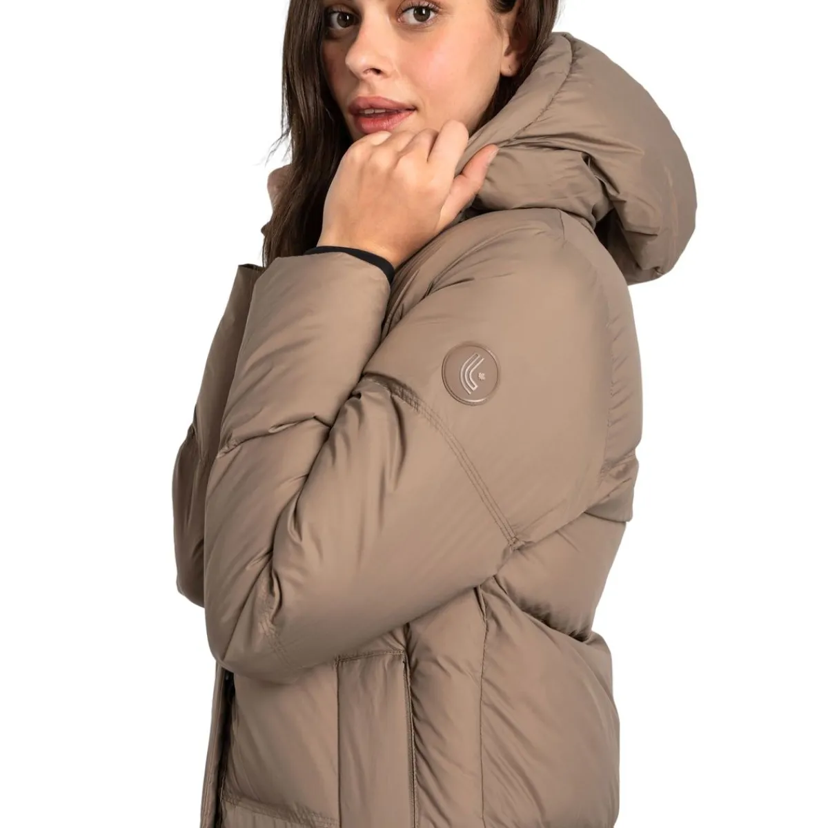 Lolë Insulated Jackets|Windbreaker Jackets<Women's The Classic Synth Down Jacket Fossil