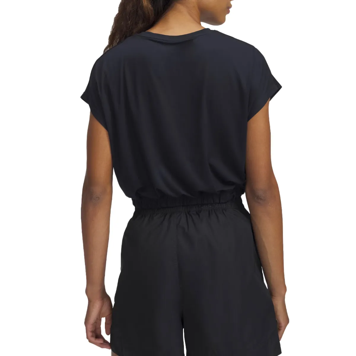 Under Armour Sweaters|Shirts<Women's UA Motion Bubble Hem Short Sleeve Black / Jet Gray