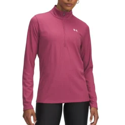 Under Armour Sweaters|Shirts<Women's UA Tech™ Rib ½ Zip Sweater Fuchsia Dusk / White