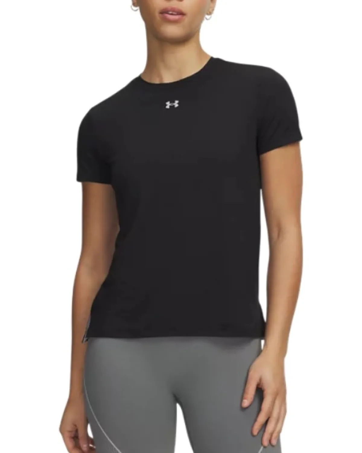 Under Armour Sweaters|Shirts<Women's UA Vanish T-Shirt Ultimate Black / Mod Gray