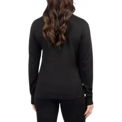 FXR Boxers And Panties|Shirts And Sports Bras<Women's Vapour Merino Long Sleeve Sweater Black/Pink