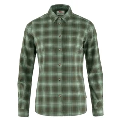 Fjällräven Sweaters|Shirts<Women's Övik Flannel Shirt Deep Forest/Patina Green
