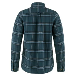 Fjällräven Sweaters|Shirts<Women's Övik Heavy Flannel Shirt Indigo Blue / Dark Navy