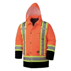 Pioneer Safety Shoes|Work Outerwear<Women's Waterproof 7-in-1 Safety Jacket Orange