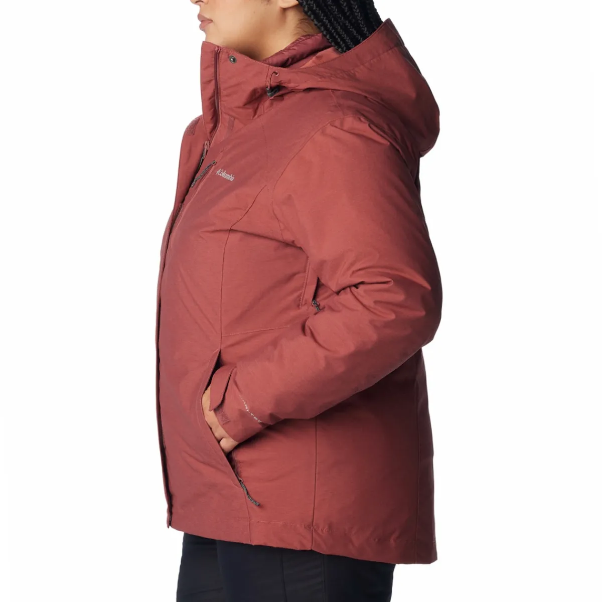Columbia Insulated Jackets|Windbreaker Jackets<Women's Whirlibird Interchange Jacket Beetroot Crossdye