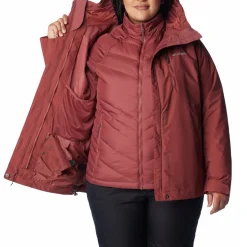 Columbia Insulated Jackets|Windbreaker Jackets<Women's Whirlibird Interchange Jacket Beetroot Crossdye