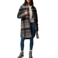 Columbia Sweaters|Shirts<Women's Wildest Venture™ Long Fleece Coat Black Vagabond