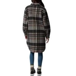 Columbia Sweaters|Shirts<Women's Wildest Venture™ Long Fleece Coat Black Vagabond