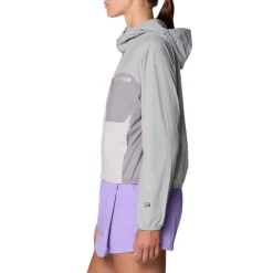 Mountain Hardwear Insulated Jackets|Windbreaker Jackets<Women's Wind Veil™ Hooded Jacket Half Moon Grey