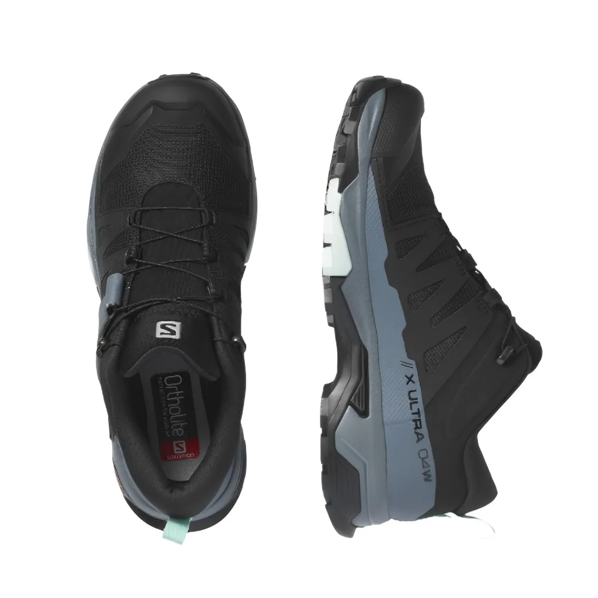 Salomon Casual Shoes|Sandals And Mules<Women’s X Ultra 4 Gore-Tex Hiking Shoes Black / Stormy Weather / Opal Blue