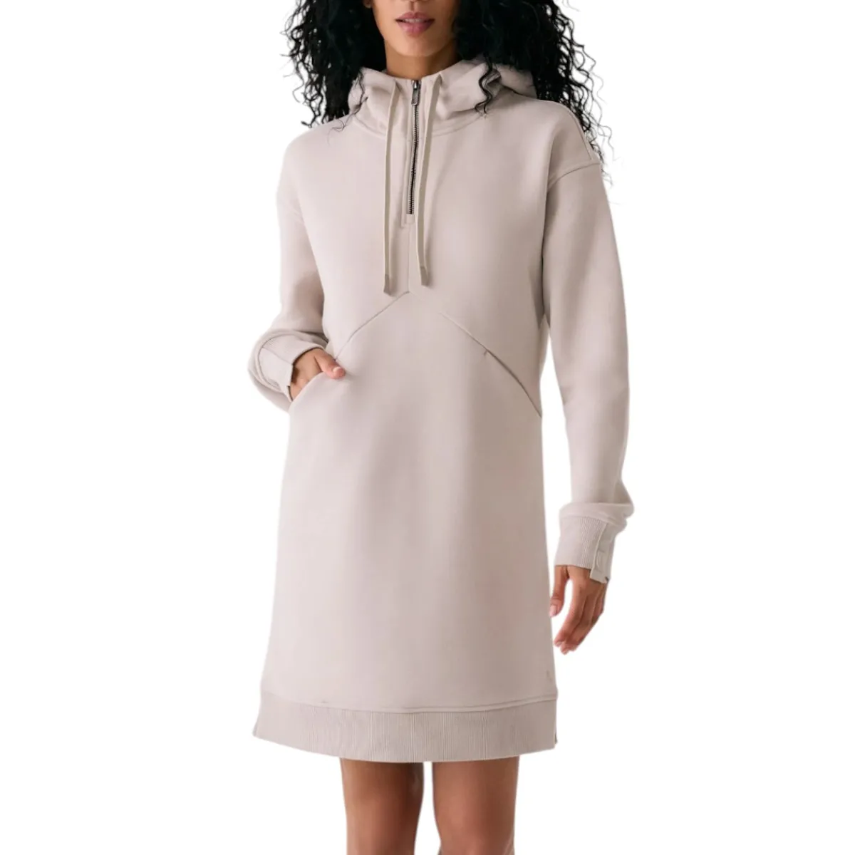 Lolë Sweaters|Shirts<Women's Yonder Hoodie Dress Abalone