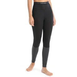 Icebreaker Boxers And Panties|Shirts And Sports Bras<Women's 125 ZoneKnit Merino Thermal Leggings Black/Jet Heather
