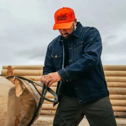 Hooké Waders And Wading Boots|Fishing Shirts And T-Shirts<Wood Log Foam Trucker Hat Blaze Orange